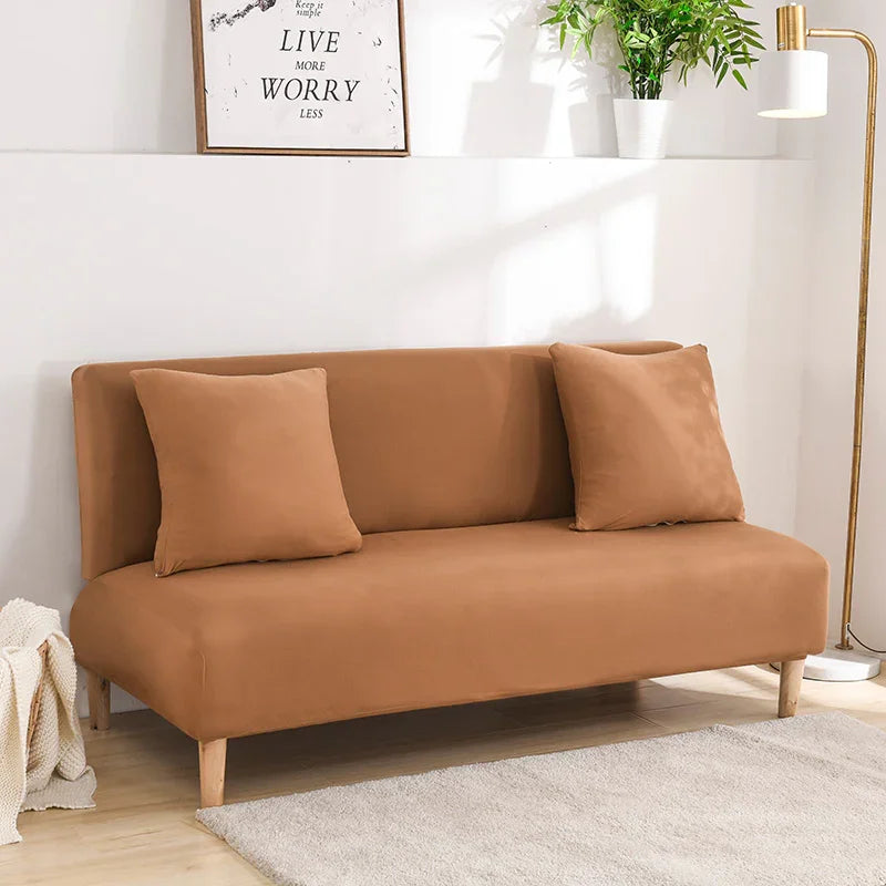 Housse de clic-clac Unie · Marron clair · Extensible (vue 2)