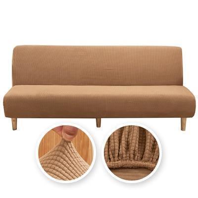 Housse de clic-clac Jacquard · Tabac · Extensible (vue 2)