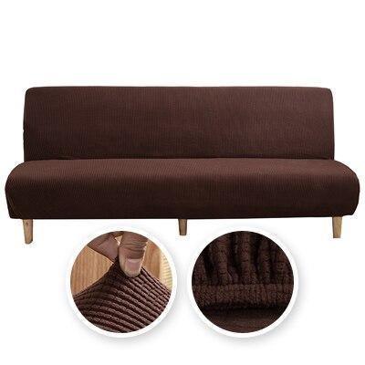 Housse de clic-clac Jacquard · Chocolat · Extensible