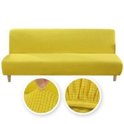 Housse de clic-clac Jacquard · Jaune · Extensible