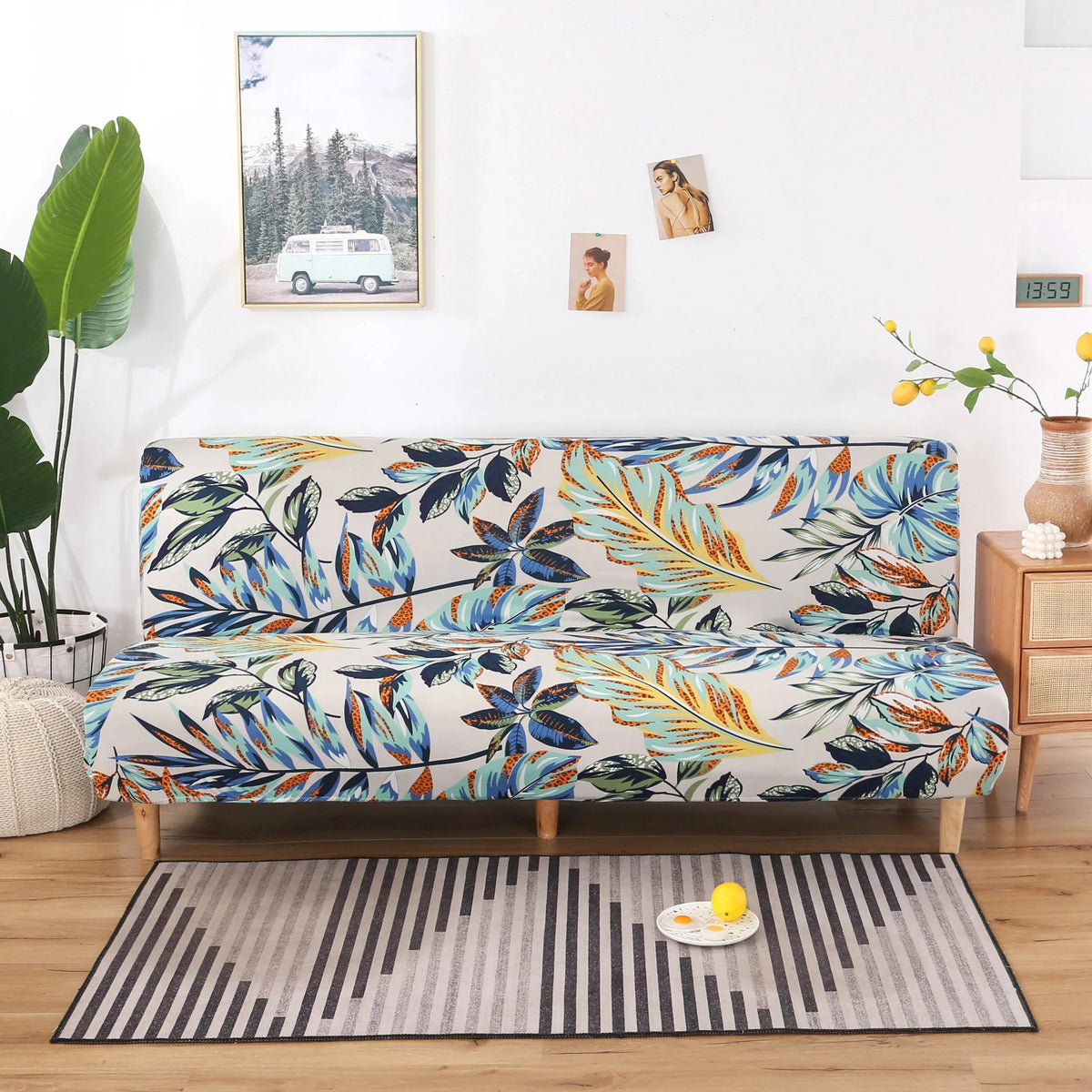 Housse de clic-clac Olaves · Imprimé · Extensible