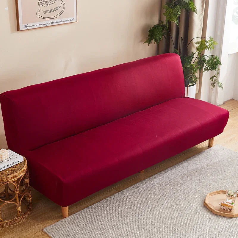 Housse de clic-clac Unie · Rouge · Extensible (vue 2)