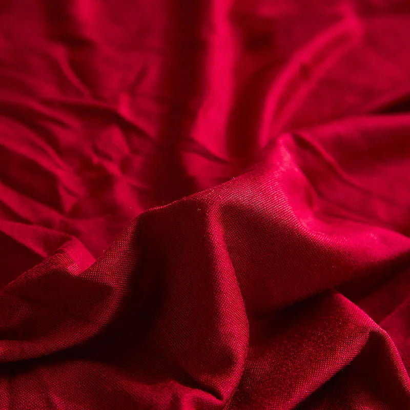 Housse de clic-clac Unie · Rouge · Extensible (vue 4)