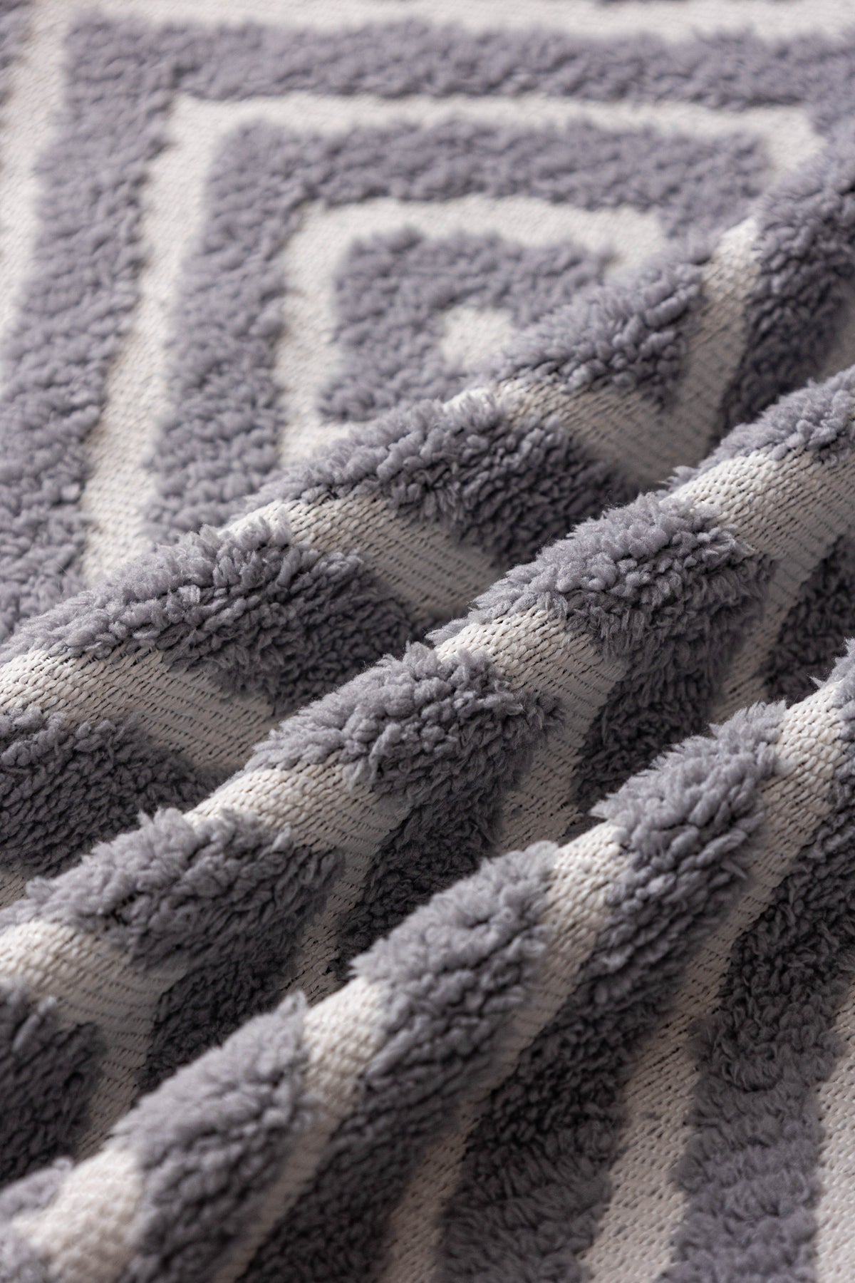 Plaid Atlas Geo · Gris perle (vue 7)