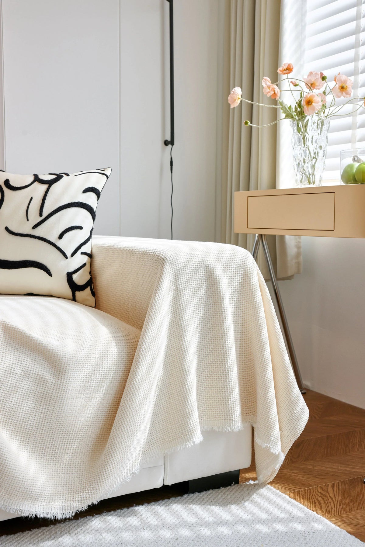 Jeté de canapé Coveri · Beige (vue 3)