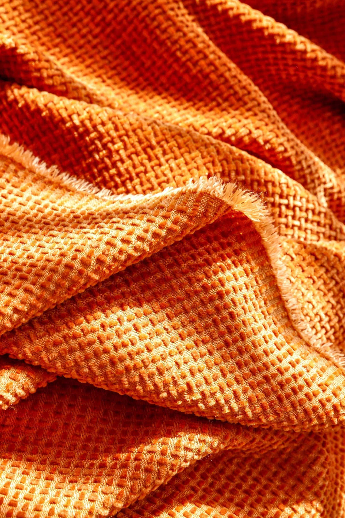 Jeté de canapé Coveri · Caramel (vue 5)