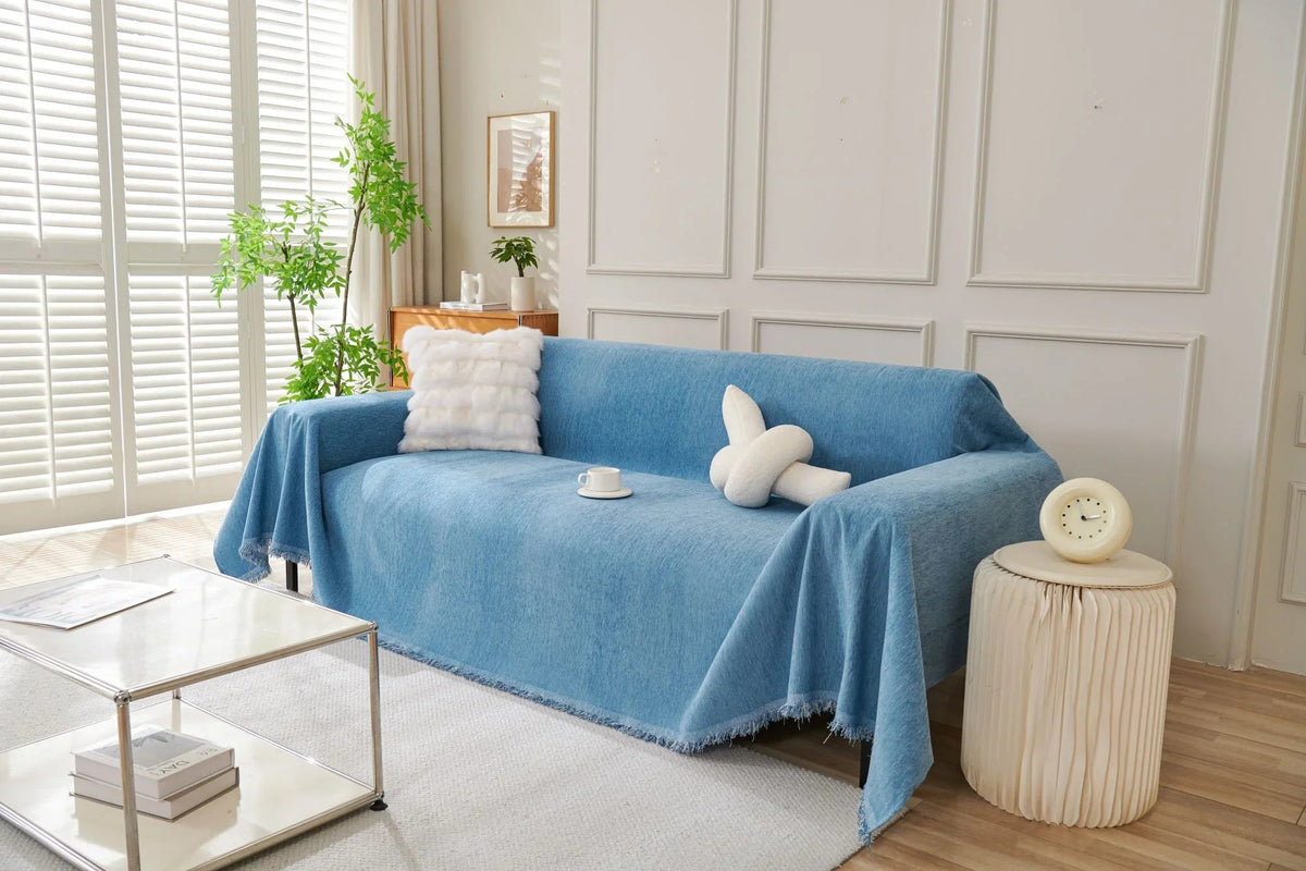 Plaid Elligate · Bleu (vue 2)