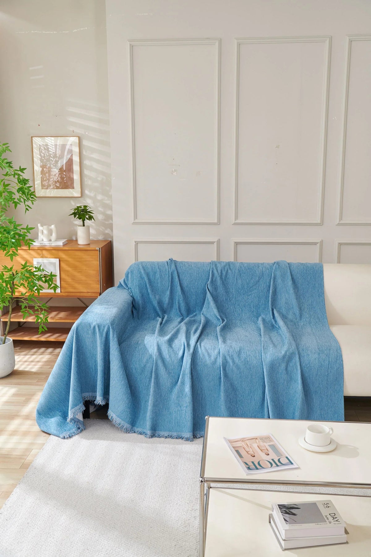 Plaid Elligate · Bleu (vue 5)