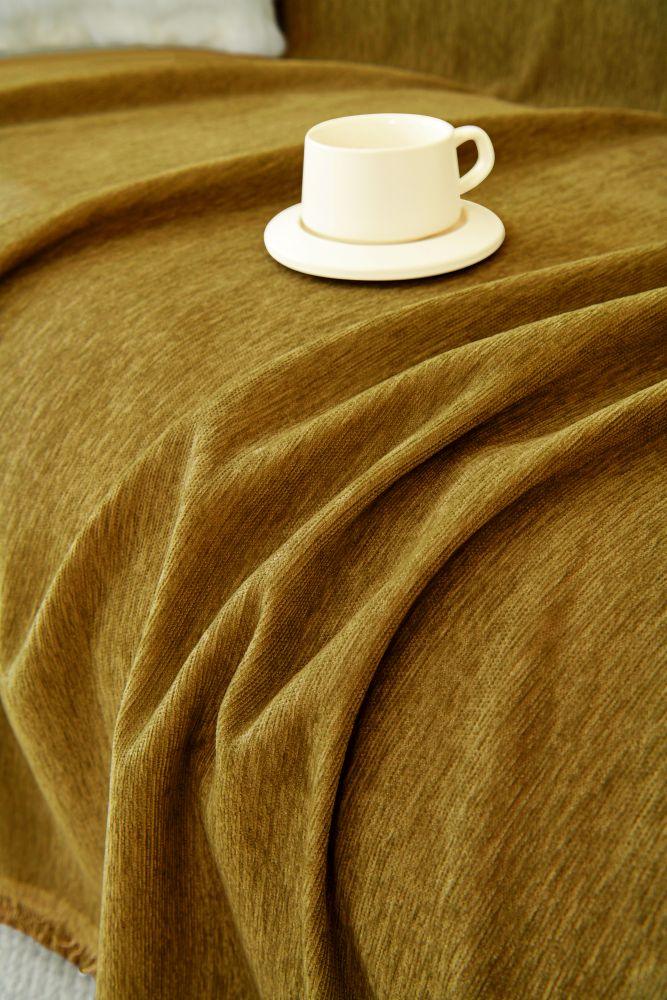 Plaid Elligate · Marron (vue 3)