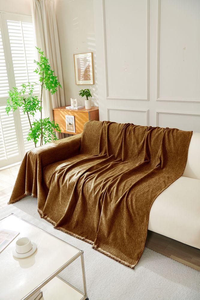 Plaid Elligate · Marron foncé (vue 2)