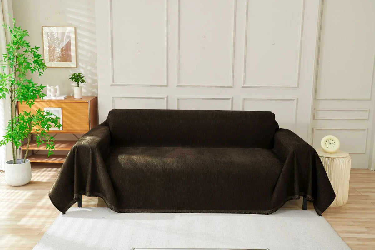Plaid Elligate · Chocolat foncé (vue 4)