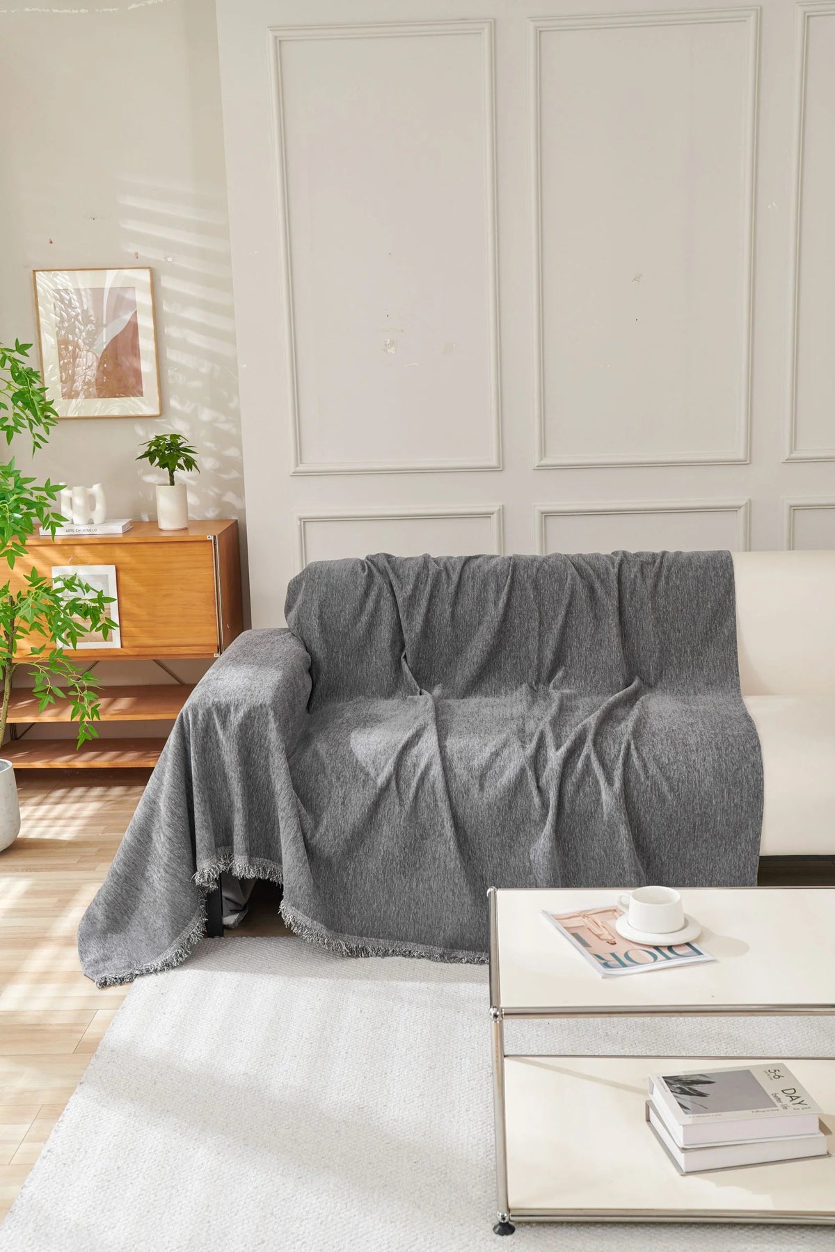 Plaid Elligate · Gris foncé (vue 5)
