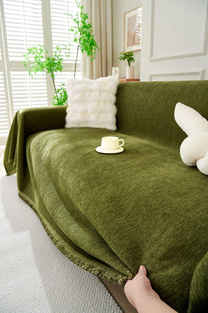 Plaid Elligate · Vert (vue 2)