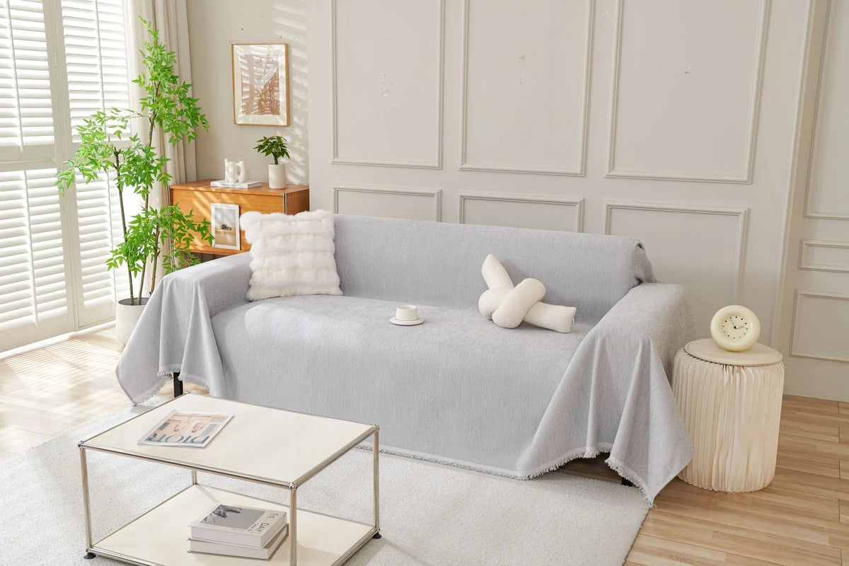 Plaid Elligate · Gris clair