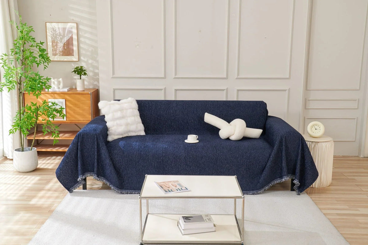 Plaid Elligate · Bleu marine