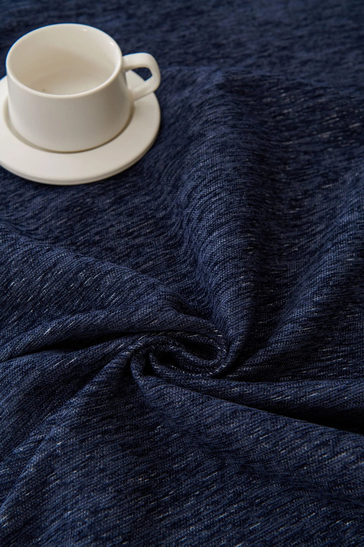 Plaid Elligate · Bleu marine (vue 4)