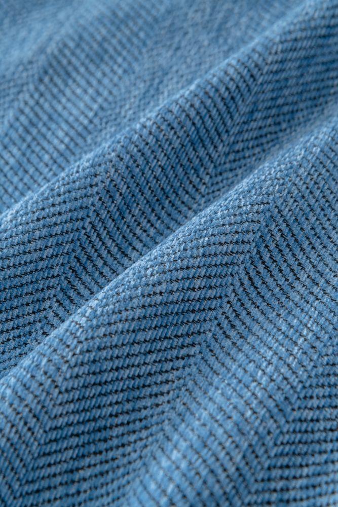 Plaid Herpome · Bleu denim (vue 3)
