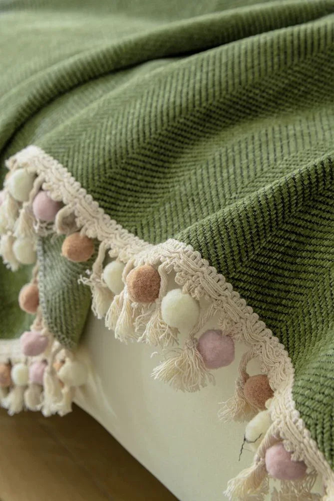 Plaid Herpome · Vert olive (vue 5)
