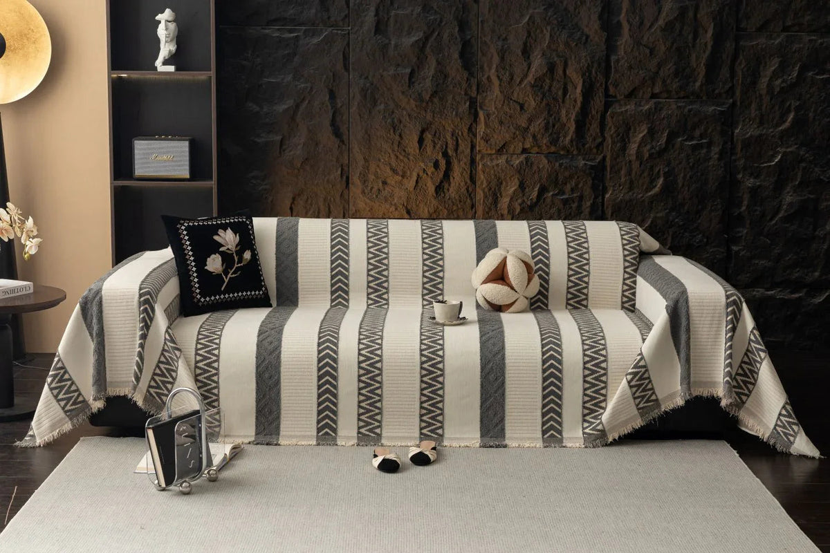 Jeté de canapé Klint · Gris charbon