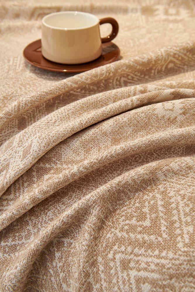Jeté de canapé Melareve · Beige clair (vue 7)