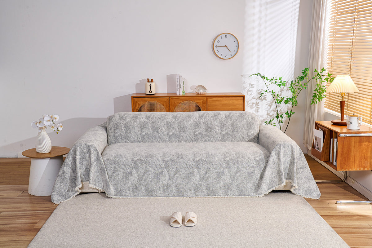 Plaid Mistara · Gris perle (vue 8)