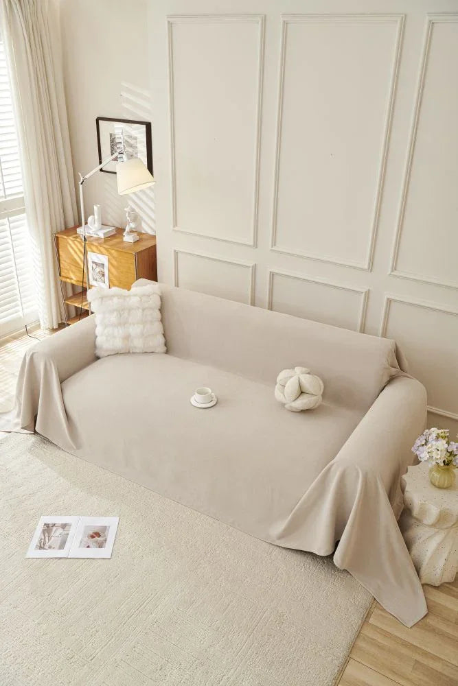 Jeté de canapé Norka · Beige clair (vue 6)