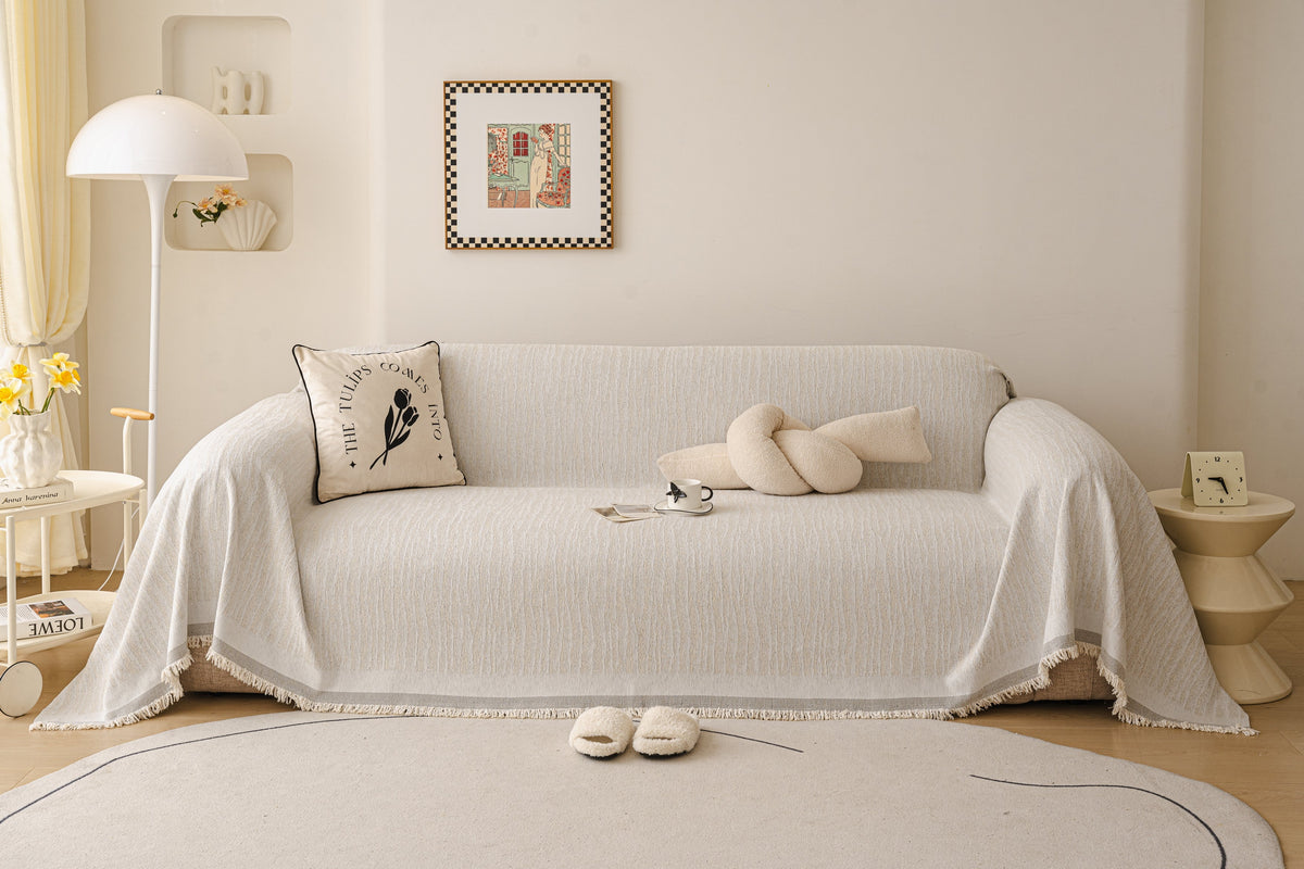 Plaid Serena · Beige (vue 6)