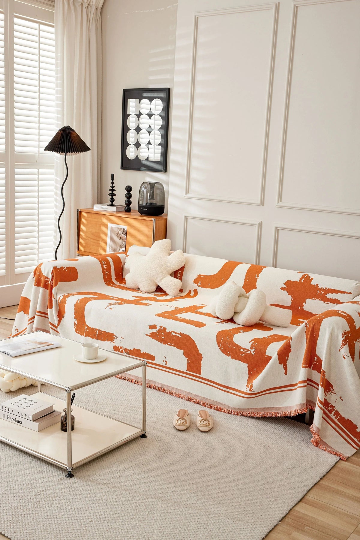 Jeté de canapé Skymoore · Orange (vue 2)