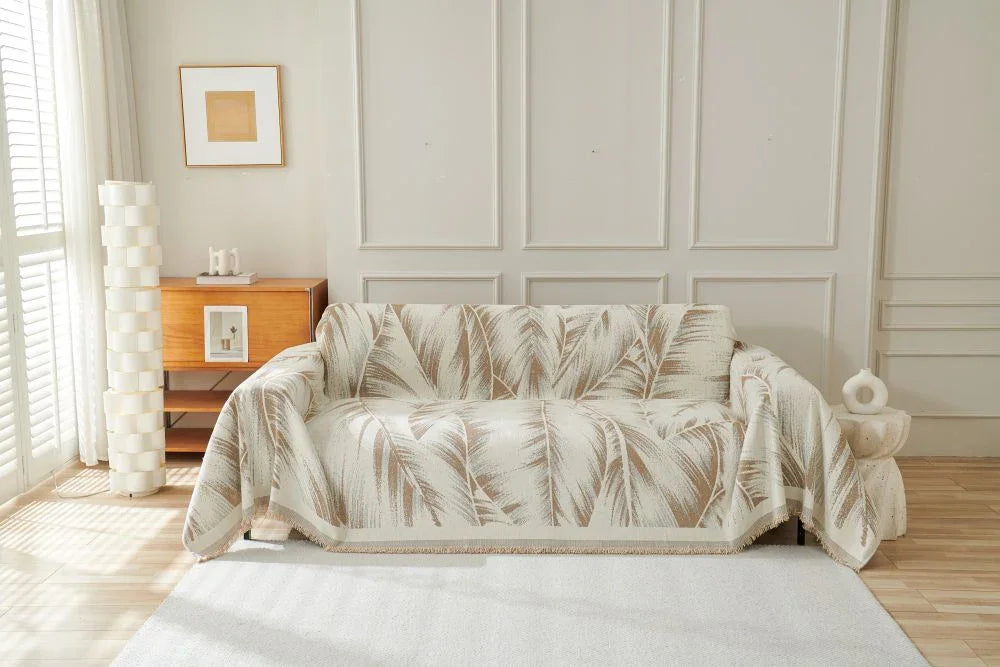 Jeté de canapé Yeluxe · Beige