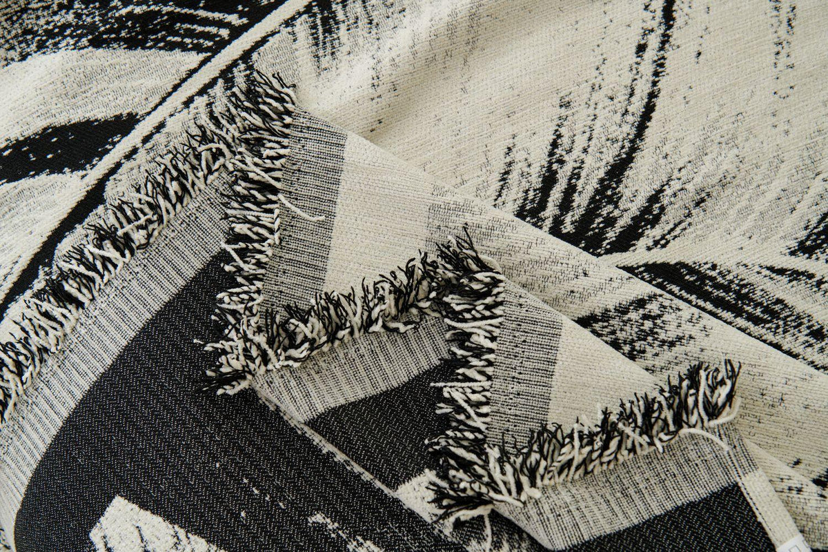Jeté de canapé Yeluxe · Noir (vue 8)