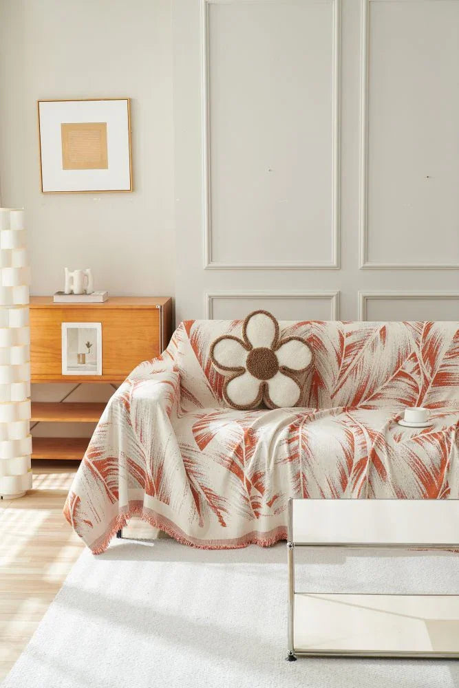 Jeté de canapé Yeluxe · Terracotta (vue 5)