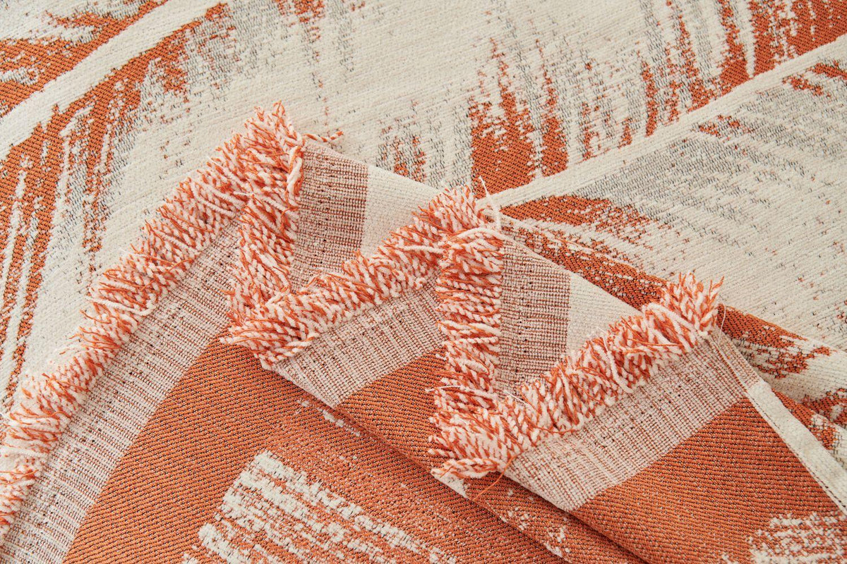 Jeté de canapé Yeluxe · Terracotta (vue 7)